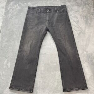 Levi's 559 Jeans Mens 42x32 Dark Gray Denim 5-Pockets Streetwear Straight Leg
